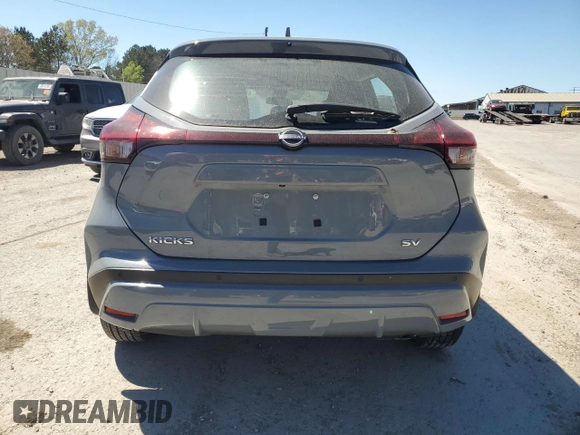 2024 Nissan Kicks SV with VIN 3N1CP5CV8RL475833, listed as a Copart auction lot 49417405 with 14,040 mi miles and Salvage Title. Bid and sale history available at DreamBid. Image 6.