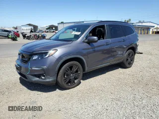 2021 Honda Pilot Special Edition with VIN 5FNYF6H28MB023432, listed as a Copart auction lot 55841035 with 61,203 mi miles and Salvage title. Bid and sale history available at DreamBid. Image 1.