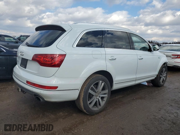 2013 Audi Q7 3.0T Premium Plus with VIN WA1LGAFE5DD016656, listed as a Copart auction lot 46071725 with 110,031 mi miles and Salvage Title. Bid and sale history available at carsss.com. Image 3.