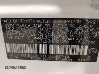 2021 Lexus IS 350 F Sport z VIN JTHGZ1E20M5021250, wystawiony jako IAAI lot #42183485 z przebiegiem 78 204 mil mil oraz . Historia ofert i sprzedaży dostępna na DreamBid. Obrazek 9.