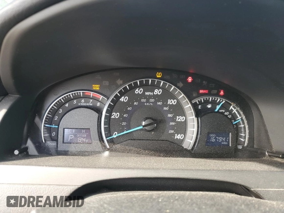 2012 Toyota Camry L with VIN 4T1BF1FK1CU563413, listed as a Copart auction lot 52813535 with 167,941 mi miles and Salvage Title. Bid and sale history available at DreamBid. Image 9.
