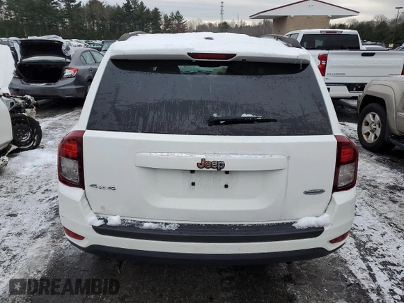 2014 Jeep Compass Latitude with VIN 1C4NJDEB9ED911237, listed as a Copart auction lot 85651674 with Not Provided miles and Salvage Title. Bid and sale history available at DreamBid. Image 6.