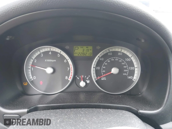 2009 Hyundai Accent Auto SE with VIN KMHCN36C69U113339, listed as a IAAI auction lot 41921277 with 228,213 mi miles. Bid and sale history available at carsss.com. Image 7.