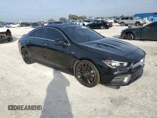 2022 Mercedes-Benz CLA 35 AMG with VIN W1K5J5BB2NN272578, listed as a Copart auction lot 42485465 with 28,671 mi miles and Salvage Title. Bid and sale history available at DreamBid. Image 4.
