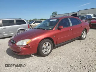 2000 Ford Taurus SEL with VIN 1FAFP56S6YG129932, listed as a Copart auction lot 63267815 with 162,228 mi miles and Salvage title. Bid and sale history available at DreamBid. Image 1.