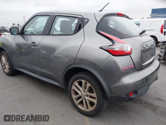 2015 Nissan Juke S with VIN JN8AF5MR4FT510985, listed as a IAAI auction lot 42168898 with 126,413 mi miles and . Bid and sale history available at DreamBid. Image 3.