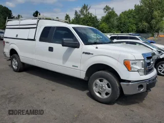 2014 Ford F-150 XL with VIN 1FTFX1ET0EKD17173, listed as a Copart auction lot 59056345 with 185,804 mi miles and Salvage title. Bid and sale history available at DreamBid. Image 4.