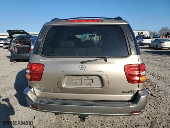 2001 Toyota Sequoia SR5 with VIN 5TDZT34A01S041892, listed as a Copart auction lot 50357025 with 223,300 mi miles and Salvage Title. Bid and sale history available at carsss.com. Image 6.