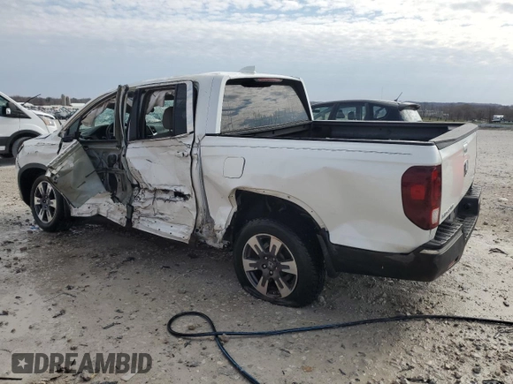2018 Honda Ridgeline RTL-T with VIN 5FPYK3F69JB014290, listed as a Copart auction lot 53443965 with 99,000 mi miles and Clean title. Bid and sale history available at DreamBid. Image 2.
