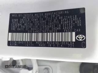 2024 Toyota Corolla LE with VIN 5YFB4MDE7RP218255, listed as a IAAI auction lot 41967077 with 16,662 mi miles and . Bid and sale history available at DreamBid. Image 9.