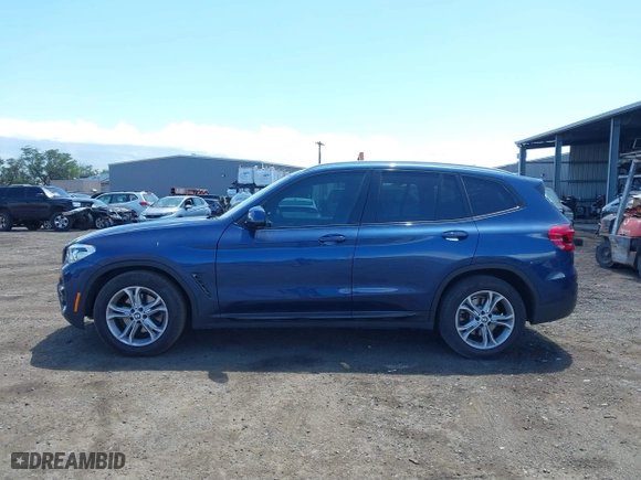 2021 BMW X3 sDrive30i with VIN 5UXTY3C08M9E91116, listed as a IAAI auction lot 41799060 with 25,049 mi miles. Bid and sale history available at carsss.com. Image 14.