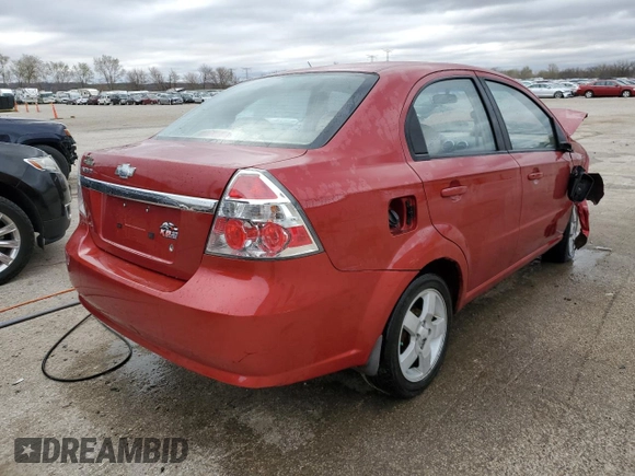 2007 Chevrolet Aveo LT with VIN KL1TG56667B086759, listed as a Copart auction lot 51053975 with 106,869 mi miles and Salvage title. Bid and sale history available at DreamBid. Image 3.