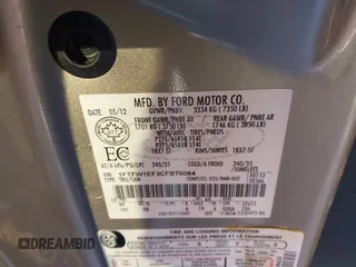 2012 Ford F-150 XL с VIN 1FTFW1EF3CFB76084, выставлен на аукционе IAAI как лот 41385492 с пробегом 168 646 миль миль и . История ставок и продаж доступна на DreamBid. Изображение 9.