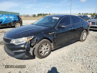 2016 Kia Optima LX with VIN 5XXGT4L35GG025861, listed as a Copart auction lot 47026475 with 186,046 mi miles and Salvage Title. Bid and sale history available at carsss.com. Image 1.