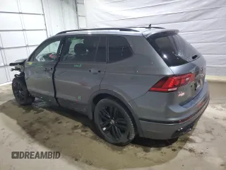 2022 Volkswagen Tiguan SE R-Line Black with VIN 3VV8B7AX6NM026562, listed as a Copart auction lot 57569015 with 115,478 mi miles and Salvage title. Bid and sale history available at DreamBid. Image 2.