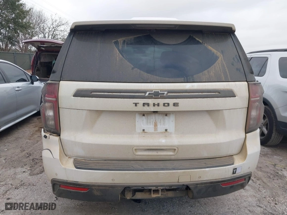 2021 Chevrolet Tahoe Z71 with VIN 1GNSKPKD3MR443411, listed as a IAAI auction lot 41593693 with 118,880 mi miles. Bid and sale history available at carsss.com. Image 16.