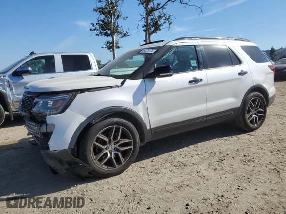 2018 Ford Explorer Sport с VIN 1FM5K8GT6JGC06605, выставлен на аукционе Copart как лот 56073775 с пробегом 88 604 миль миль и Списание • Salvage title. История ставок и продаж доступна на DreamBid. Изображение 1.