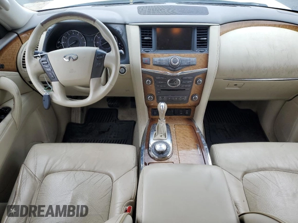 2011 Infiniti QX56 8-passenger with VIN JN8AZ2NC8B9301420, listed as a Copart auction lot 78198864 with 178,369 mi miles and Clean Title. Bid and sale history available at carsss.com. Image 8.