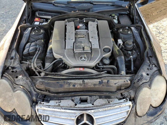 2005 Mercedes-Benz SL 55 AMG with VIN WDBSK74FX5F087211, listed as a Copart auction lot 79300514 with Not provided miles and Salvage title. Bid and sale history available at DreamBid. Image 13.