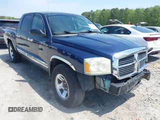 2005 Dodge Dakota SLT with VIN 1D7HW48N05S113487, listed as a IAAI auction lot 42029813 with 229,025 mi miles. Bid and sale history available at carsss.com. Image 1.