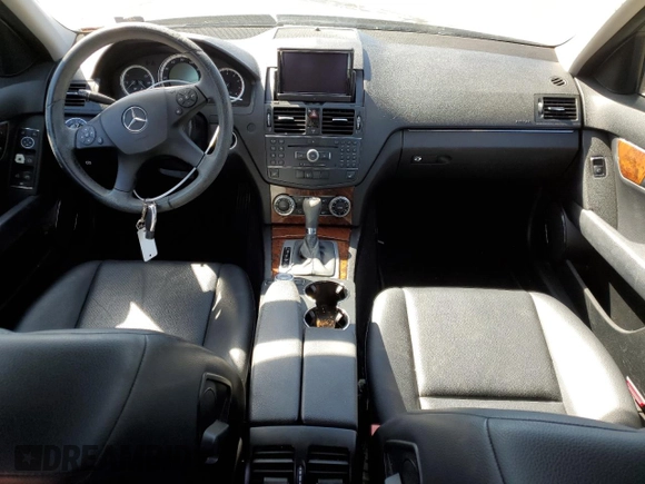 2009 Mercedes-Benz C 300 Sport with VIN WDDGF81X79F281415, listed as a Copart auction lot 49566545 with 70,365 mi miles and Salvage title. Bid and sale history available at DreamBid. Image 8.