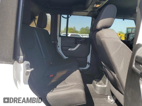 2017 Jeep Wrangler Unlimited Sahara with VIN 1C4BJWEG4HL504429, listed as a Copart auction lot 51370715 with 52,286 mi miles and Salvage Title. Bid and sale history available at carsss.com. Image 12.