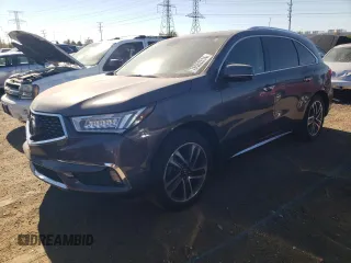 2017 Acura MDX Advance z VIN 5FRYD4H88HB044042, wystawiony jako Copart lot #76552514 z przebiegiem 77 475 mil mil oraz Szkoda całkowita • Salvage title. Historia ofert i sprzedaży dostępna na DreamBid. Obrazek 1.