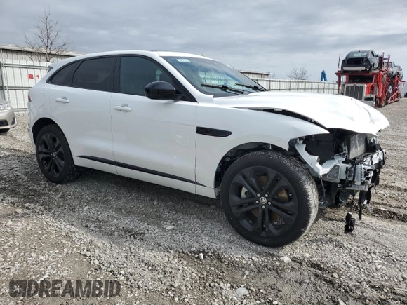 2024 Jaguar F-Pace R-Dynamic S with VIN SADCT2FU1RA739500, listed as a Copart auction lot 51508935 with 6,025 mi miles and Salvage Title. Bid and sale history available at DreamBid. Image 4.