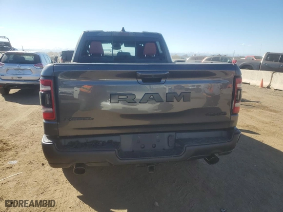 2019 Ram 1500 Rebel with VIN 1C6SRFET7KN865176, listed as a Copart auction lot 50752515 with 60,963 mi miles and Salvage Title. Bid and sale history available at carsss.com. Image 6.