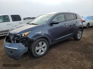 2012 Kia Sportage LX with VIN KNDPB3A23C7285234, listed as a Copart auction lot 46027815 with 155,620 mi miles and Salvage Title. Bid and sale history available at carsss.com. Image 1.