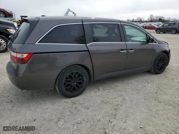 2011 Honda Odyssey EX-L with VIN 5FNRL5H64BB022947, listed as a Copart auction lot 50326515 with 209,360 mi miles and Salvage Title. Bid and sale history available at carsss.com. Image 3.