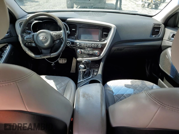 2014 Kia Optima SXL Turbo with VIN 5XXGR4A68EG348780, listed as a Copart auction lot 52010725 with 186,132 mi miles and Clean title. Bid and sale history available at DreamBid. Image 8.