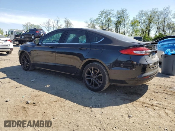 2018 Ford Fusion SE with VIN 3FA6P0H70JR107418, listed as a Copart auction lot 54386275 with 117,173 mi miles and Salvage Title. Bid and sale history available at carsss.com. Image 2.