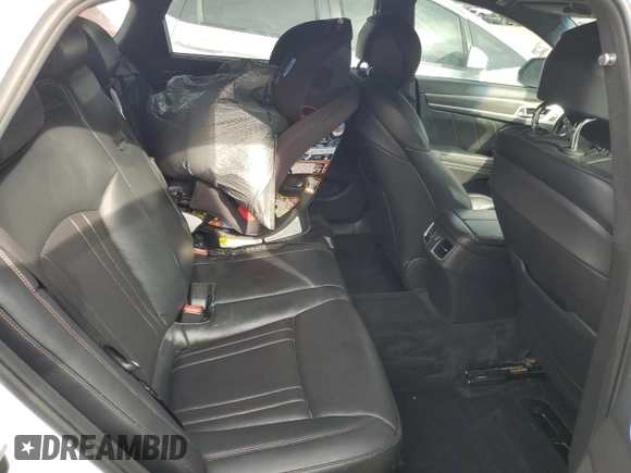 2019 Genesis G80 3.3T Sport with VIN KMTFN4JB4KU326352, listed as a Copart auction lot 74028734 with 0 mi miles and Salvage Title. Bid and sale history available at carsss.com. Image 10.