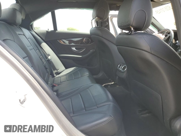 2017 Mercedes-Benz C 300 with VIN 55SWF4KB6HU220298, listed as a Copart auction lot 60870145 with 83,642 mi miles and Salvage title. Bid and sale history available at DreamBid. Image 10.