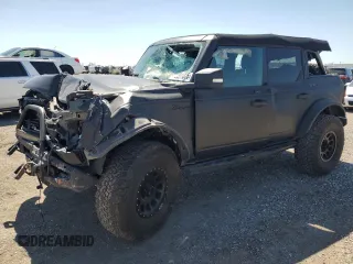 2021 Ford Bronco with VIN 1FMEE5DP0MLA89743, listed as a Copart auction lot 48851025 with 41,219 mi miles and Salvage Title. Bid and sale history available at DreamBid. Image 1.