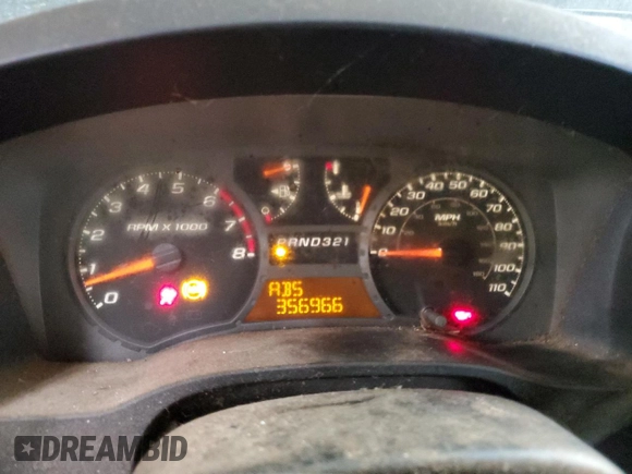 2005 GMC Canyon SLE Z85 with VIN 1GTCS196758223049, listed as a Copart auction lot 72267814 with 356,966 mi miles and Salvage Title. Bid and sale history available at carsss.com. Image 9.