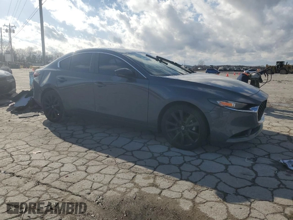 2023 Mazda 3 S Preferred with VIN 3MZBPACM8PM362526, listed as a Copart auction lot 43704735 with 51,350 mi miles and Salvage Title. Bid and sale history available at DreamBid. Image 4.