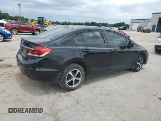 2015 Honda Civic SE z VIN 19XFB2F76FE082210, wystawiony jako Copart lot #57762515 z przebiegiem Nie podano mil oraz Szkoda całkowita • Salvage title. Historia ofert i sprzedaży dostępna na DreamBid. Obrazek 3.