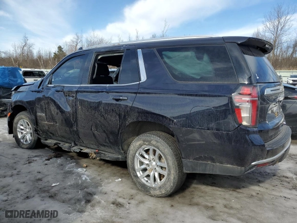 2022 Chevrolet Tahoe LS with VIN 1GNSKMKD0NR169536, listed as a Copart auction lot 44471545 with 0 mi miles and Non Repairable. Bid and sale history available at carsss.com. Image 2.
