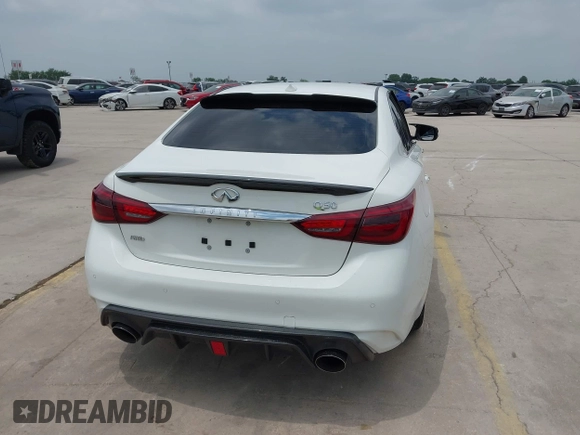 2021 Infiniti Q50 Luxe z VIN JN1EV7BRXMM752446, wystawiony jako IAAI lot #42158327 z przebiegiem 49 834 mil mil oraz . Historia ofert i sprzedaży dostępna na DreamBid. Obrazek 16.