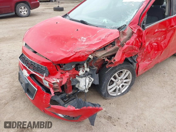 2012 Chevrolet Sonic LT with VIN 1G1JC5SH7C4133484, listed as a IAAI auction lot 42076809 with 100,506 mi miles and . Bid and sale history available at DreamBid. Image 6.