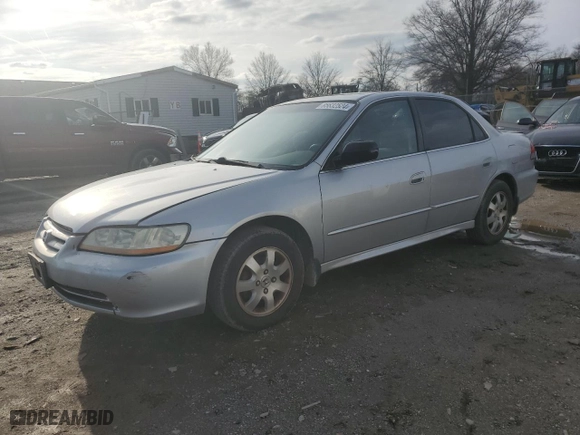 2002 Honda Accord Sdn EX with VIN 1HGCG566X2A134868, listed as a Copart auction lot 85632524 with 117,239 mi miles and Salvage Title. Bid and sale history available at carsss.com. Image 1.
