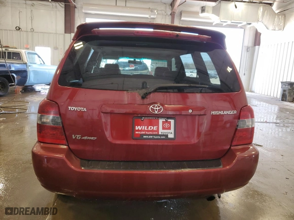 2007 Toyota Highlander with VIN JTEHP21AX70189635, listed as a Copart auction lot 48248975 with 261,976 mi miles and Clean Title. Bid and sale history available at carsss.com. Image 6.
