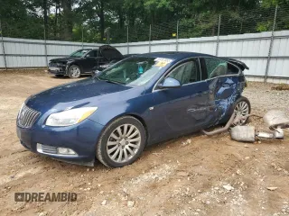 2011 Buick Regal CXL Turbo TO2 z VIN W04GW5EV9B1095731, wystawiony jako Copart lot #59567665 z przebiegiem 155 506 mil mil oraz Szkoda całkowita • Salvage title. Historia ofert i sprzedaży dostępna na DreamBid. Obrazek 1.