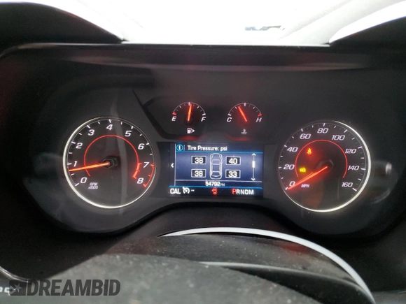2019 Chevrolet Camaro 1LS with VIN 1G1FB1RX7K0137569, listed as a Copart auction lot 37204844 with 54,792 mi miles and Salvage Title. Bid and sale history available at carsss.com. Image 9.