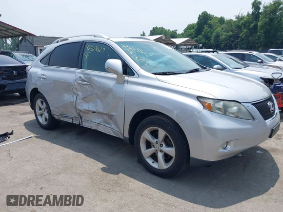 2012 Lexus RX 350 with VIN 2T2BK1BA5CC129386, listed as a IAAI auction lot 42503827 with 123,554 mi miles and . Bid and sale history available at DreamBid. Image 1.