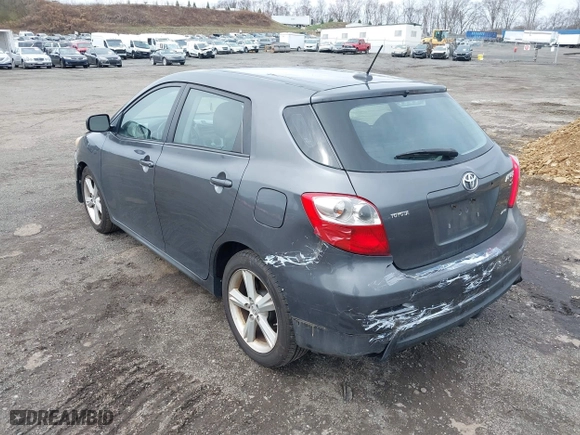 2009 Toyota Matrix S with VIN 2T1LE40E99C004133, listed as a IAAI auction lot 41917906 with 213,996 mi miles. Bid and sale history available at carsss.com. Image 3.
