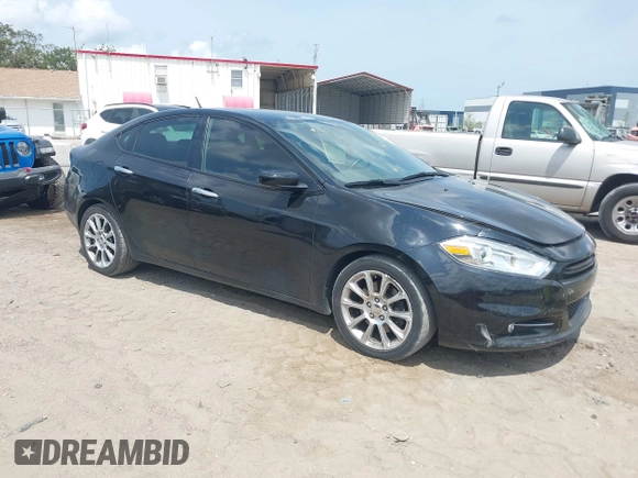 2013 Dodge Dart Limited with VIN 1C3CDFCH8DD309935, listed as a IAAI auction lot 42205502 with 118,590 mi miles and . Bid and sale history available at DreamBid. Image 1.