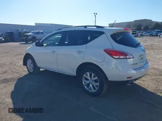 2014 Nissan Murano S with VIN JN8AZ1MW8EW529218, listed as a IAAI auction lot 41397594 with 83,421 mi miles and . Bid and sale history available at DreamBid. Image 3.